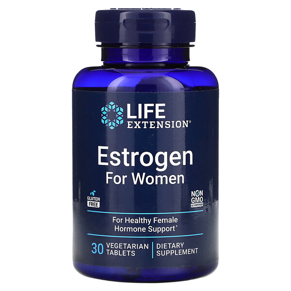Эстроген для женщин, 30 вегетарианских таблеток Life Extension