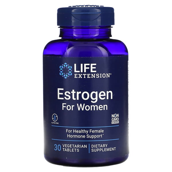 Эстроген для женщин, 30 вегетарианских таблеток Life Extension