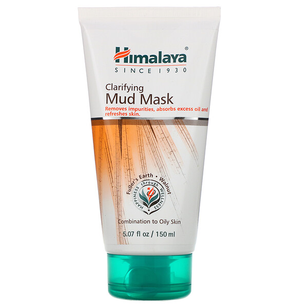 Очищающая косметическая маска с грязью, 5,07 жидких унций (150 мл) Himalaya