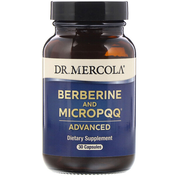 Берберин и MicroPQQ Advanced, 30 капсул Dr. Mercola