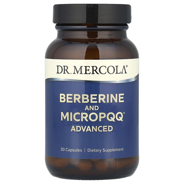 Берберин и MicroPQQ Advanced - Комплексная пищевая добавка, 30 капсул Dr. Mercola