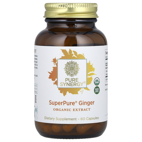 SuperPure Ginger, 60 Capsules (Капсулы) Pure Synergy