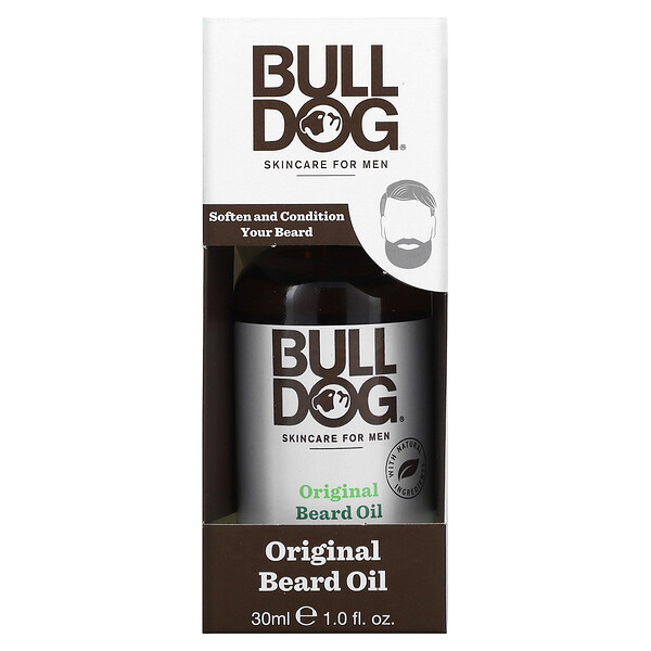 Оригинальное масло для бороды, 1 жидкая унция (30 мл) Bulldog