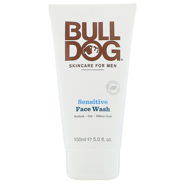 Средство для умывания лица, для чувствительной кожи, 5 жидких унций (150 мл) Bulldog Skincare For Men