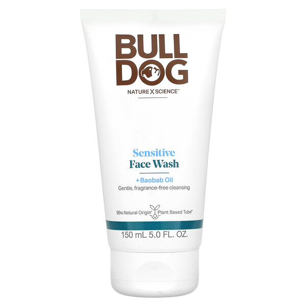 Средство для умывания лица, для чувствительной кожи, 5 жидких унций (150 мл) Bulldog