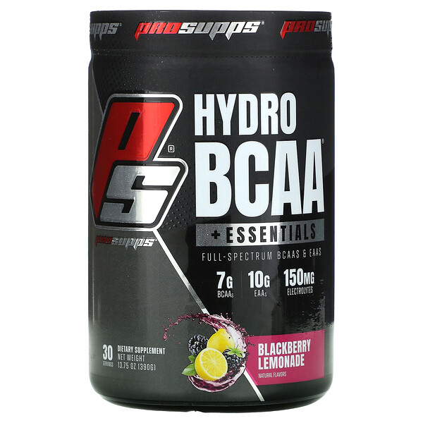 Hydro BCAA + Essentials, ежевичный лимонад, 13,75 унций (390 г) ProSupps