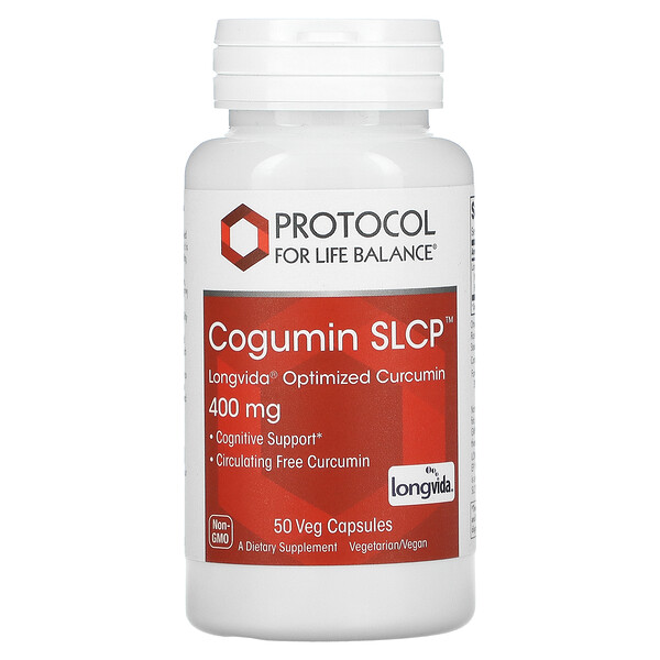 Когумин SLCP, 400 мг, 50 растительных капсул Protocol for Life Balance