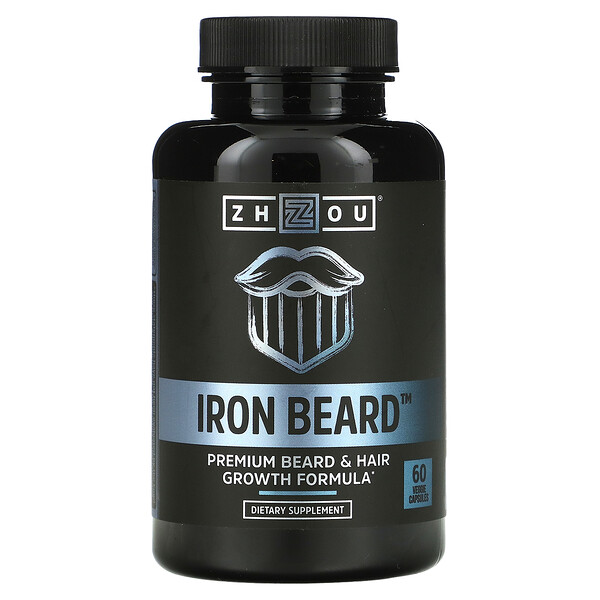 Iron Beard, 60 растительных капсул Zhou