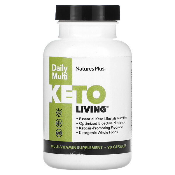 Keto Living, Daily Multi, 90 капсул NaturesPlus