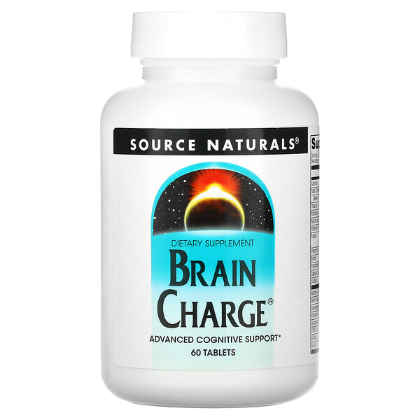 Brain Charge - 60 таблеток - Source Naturals Source Naturals