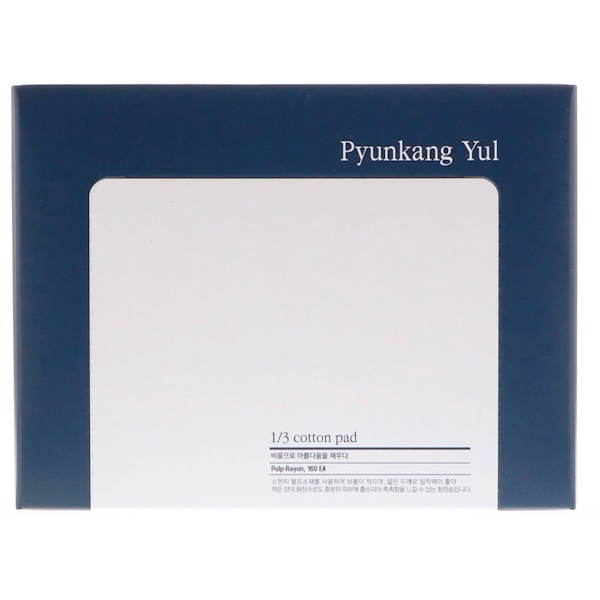 Ватный диск 1/3, 160 шт. Pyunkang Yul