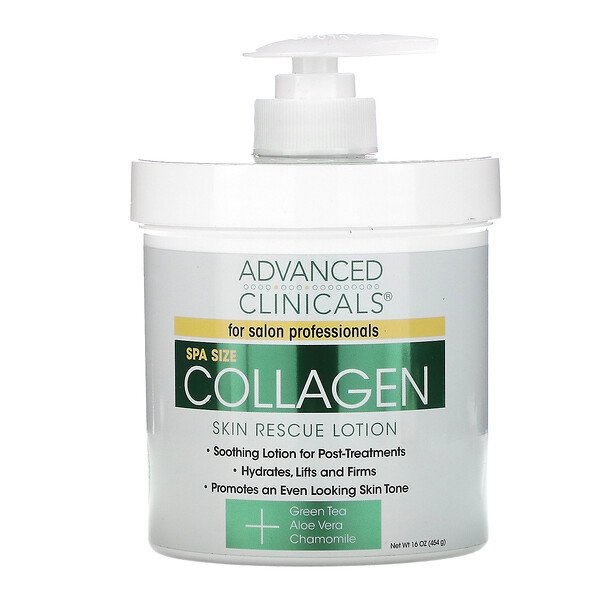 Collagen, Лосьон для спасения кожи, 16 унций (454 г) Advanced Clinicals