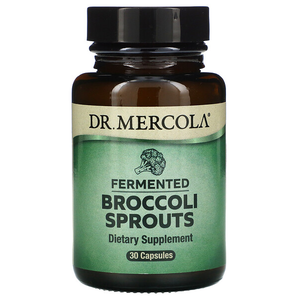 Ферментированные ростки брокколи, 30 капсул Dr. Mercola