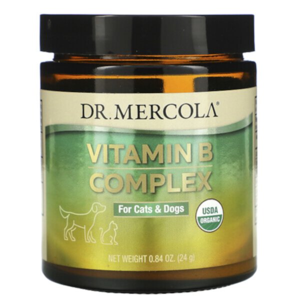  Комплекс витаминов группы В, для кошек и собак, 0,84 унции (24 г) Dr. Mercola