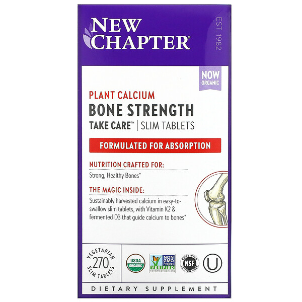 Bone Strength Take Care, 270 Vegetarian Slim Tablets (Тонкие таблетки) New Chapter