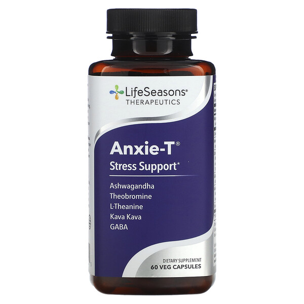 Anxie-T, Поддержка при стрессе - 60 растительных капсул - LifeSeasons LifeSeasons