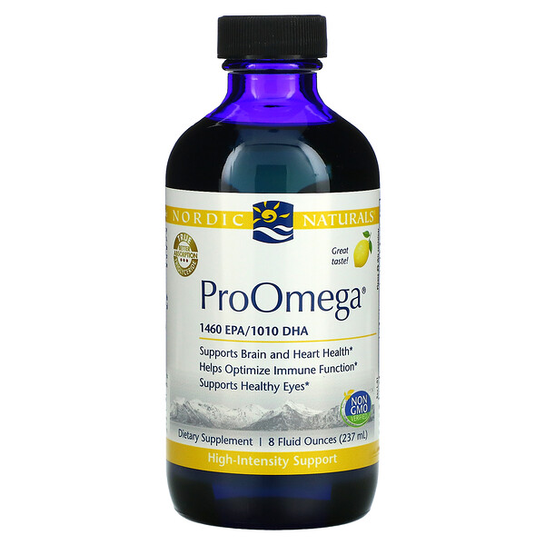 ProOmega, Lemon, 8 fl oz (Жидкие унции) (237 ml) Nordic Naturals