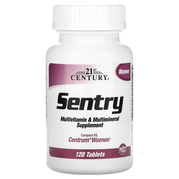 Sentry Women, Мультивитамин и Минералы - 120 таблеток - 21st Century 21st Century