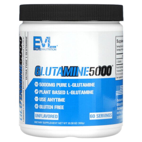 Glutamine5000 - 5000мг - 300г - EVLution Nutrition EVLution Nutrition