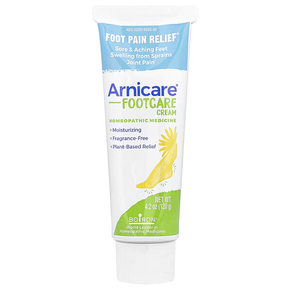 Arnicare Footcare Cream (Крем), Foot Pain Relief, 4.2 oz (Унции) (120 g) Boiron