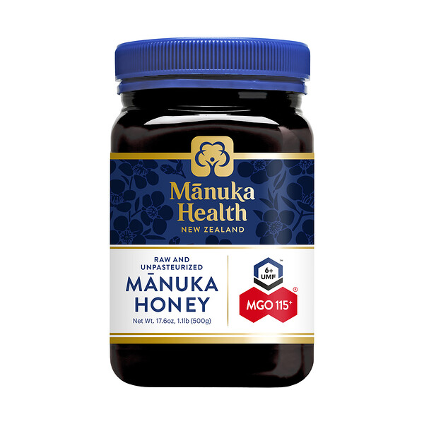 Мед манука 100% чистый из Новой Зеландии, MGO 115+, 500 г Manuka Health