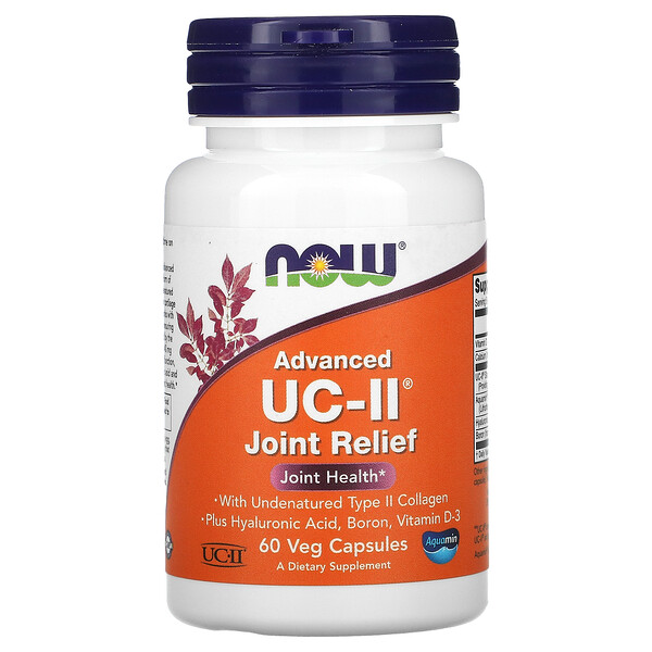 Advanced UC-II Joint Relief, 60 растительных капсул NOW Foods