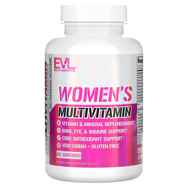 Мультивитамины для женщин, 120 таблеток EVLution Nutrition