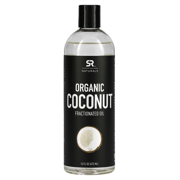 Органическое кокосовое фракционированное масло, 16 жидких унций (473 мл) Sports Research