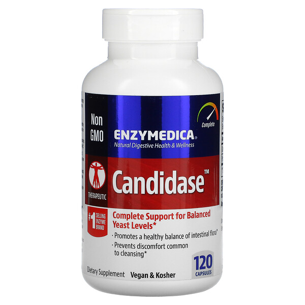 Кандидаза, 120 капсул Enzymedica