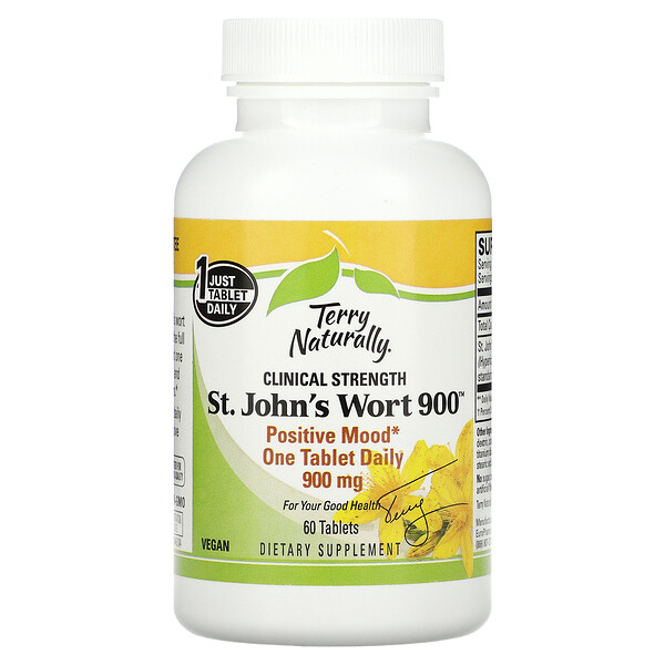 Зверобой 900 мг - 60 таблеток - Terry Naturally Terry Naturally