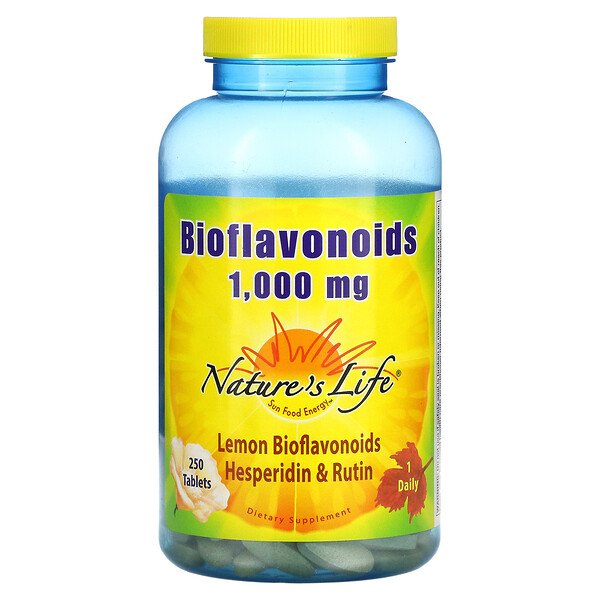 Биофлавоноиды - 1000 мг - 250 таблеток - Nature's Life Nature's Life
