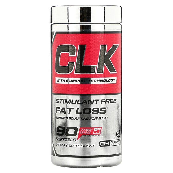 CLK, Похудение без стимуляторов, малина, 90 мягких желатиновых капсул Cellucor