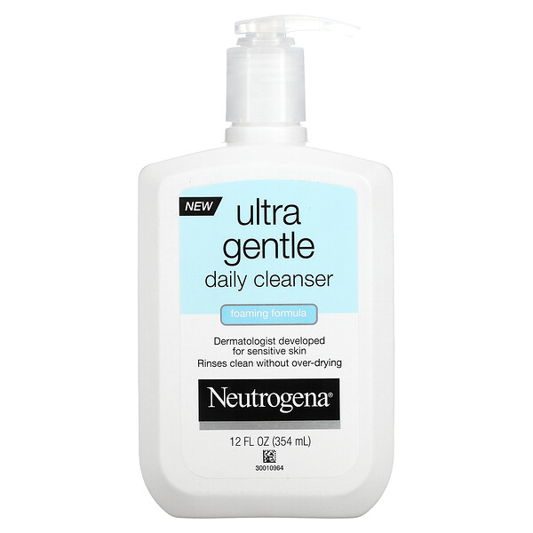 Ultra Gentle, Daily Cleanser, пенящаяся формула, 12 жидких унций (354 мл) Neutrogena
