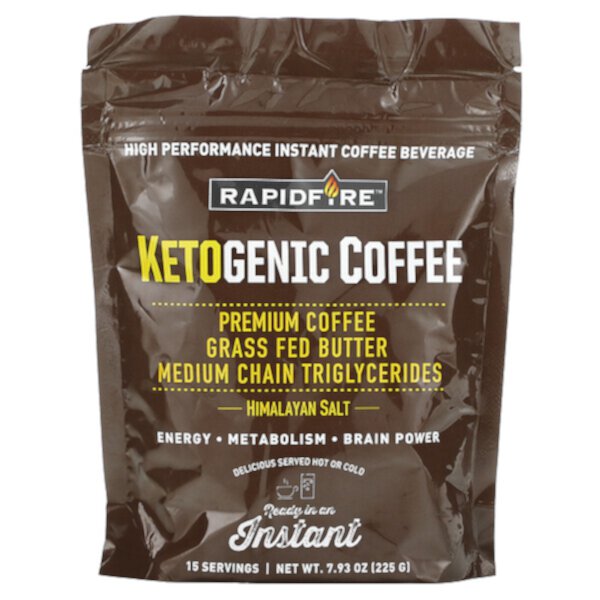 Кетогенный кофе, 7,93 унции (225 г) RAPIDFIRE