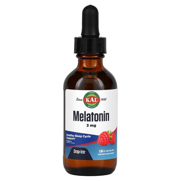 Мелатонин, Малина, 3 мг, 55 мл - KAL KAL