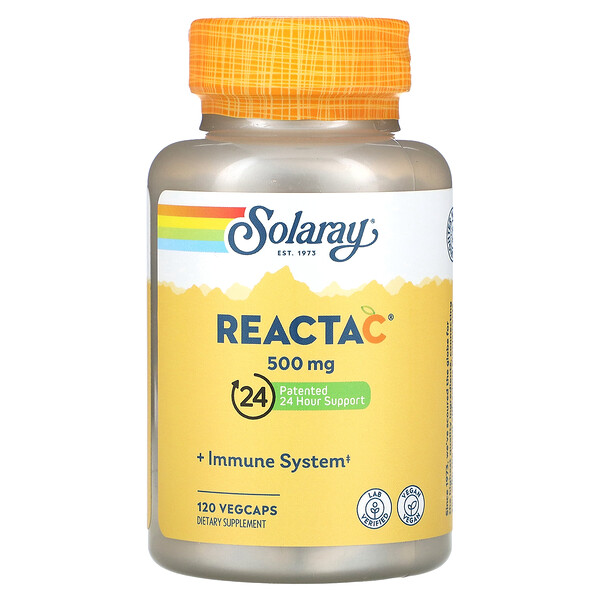 Reacta-C - 500 мг - 120 ВегКапс - Solaray Solaray