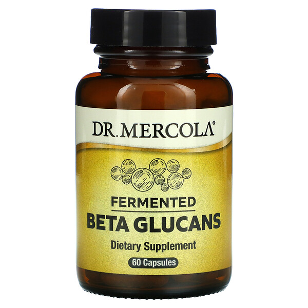 Ферментированные бета-глюканы, 60 капсул Dr. Mercola