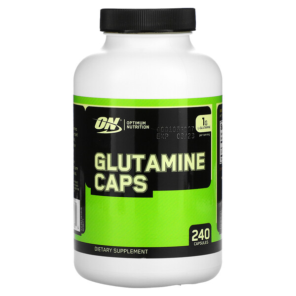 Глютамин, 500 мг, 240 капсул Optimum Nutrition