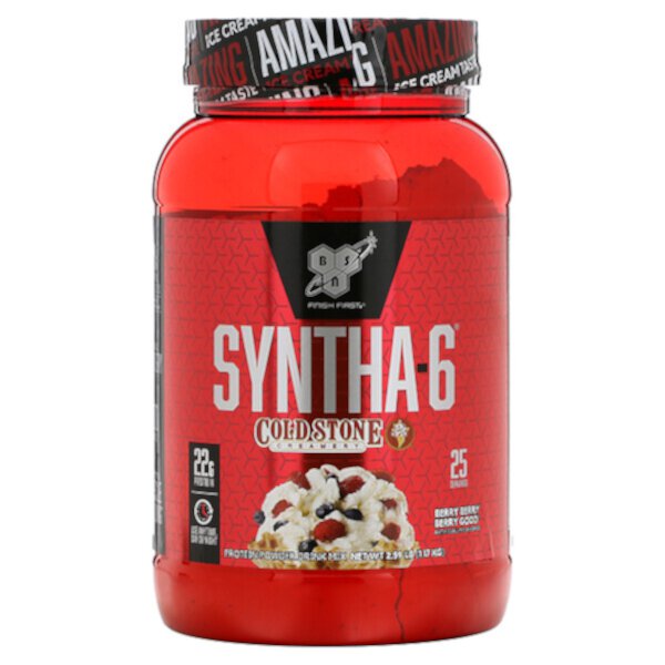 Syntha-6, Cold Stone Creamery, Berry Berry Berry Good, 2,59 фунта (1,17 кг) BSN