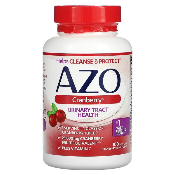 Клюква для здоровья мочевыводящих путей - 100 капсул - Azo Azo