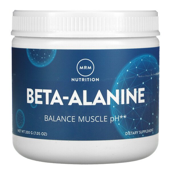 Бета-аланин, Balance Muscle pH, 7,05 унций (200 г) MRM