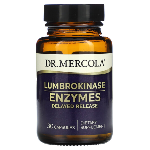Ферменты Лумброкиназа - 30 капсул - Dr. Mercola Dr. Mercola