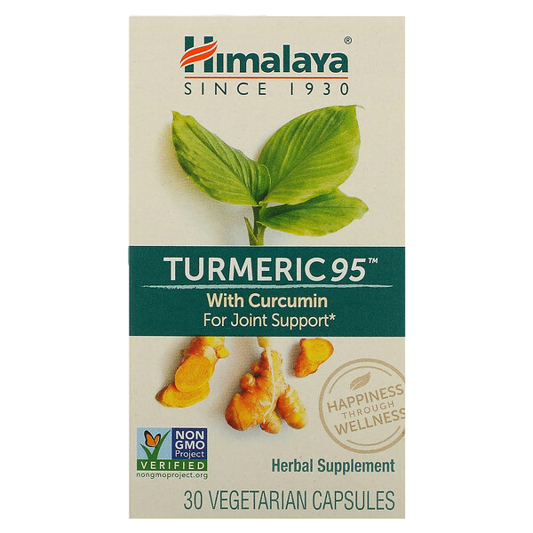 Куркумин 95 с Куркумой - 30 вегетарианских капсул - Himalaya Himalaya