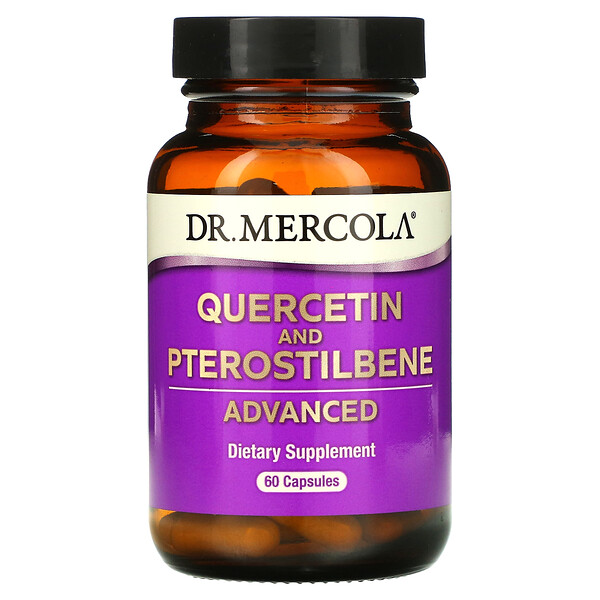 Кверцетин и птеростильбен Advanced, 60 капсул Dr. Mercola