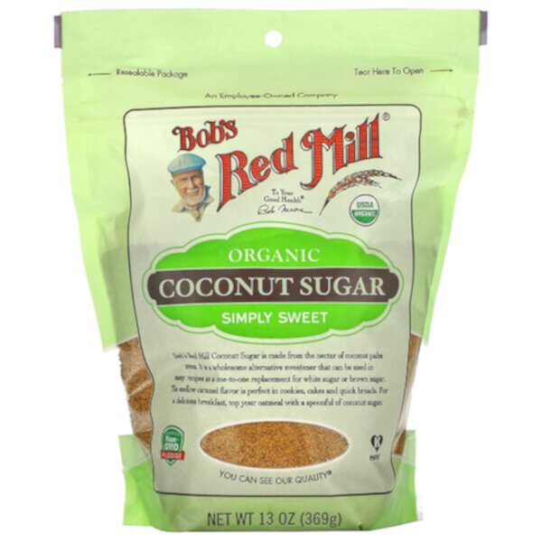 Органический кокосовый сахар, 13 унций (369 г) Bob's Red Mill
