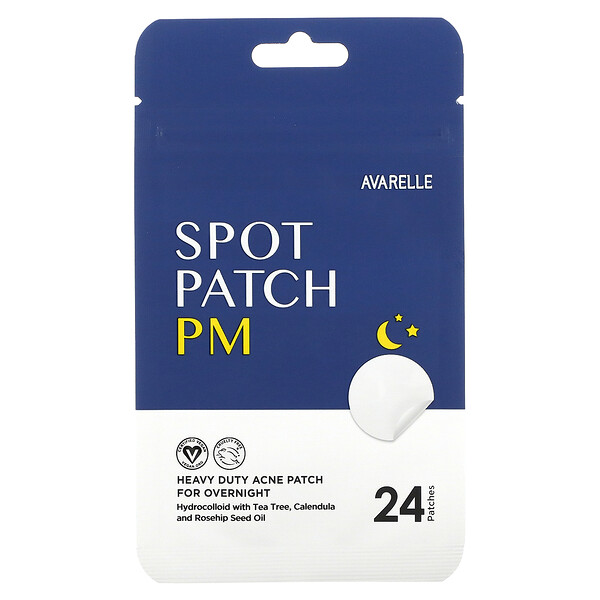 Spot Patch PM, 24 прозрачных патча Avarelle