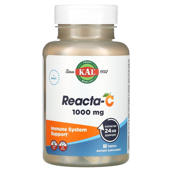 Реакта-С, 1000 мг, 60 таблеток KAL
