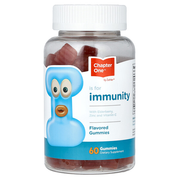 Immunity, С бузиной, цинком и витамином С, ароматизированный, 60 жевательных конфет CHAPTER ONE