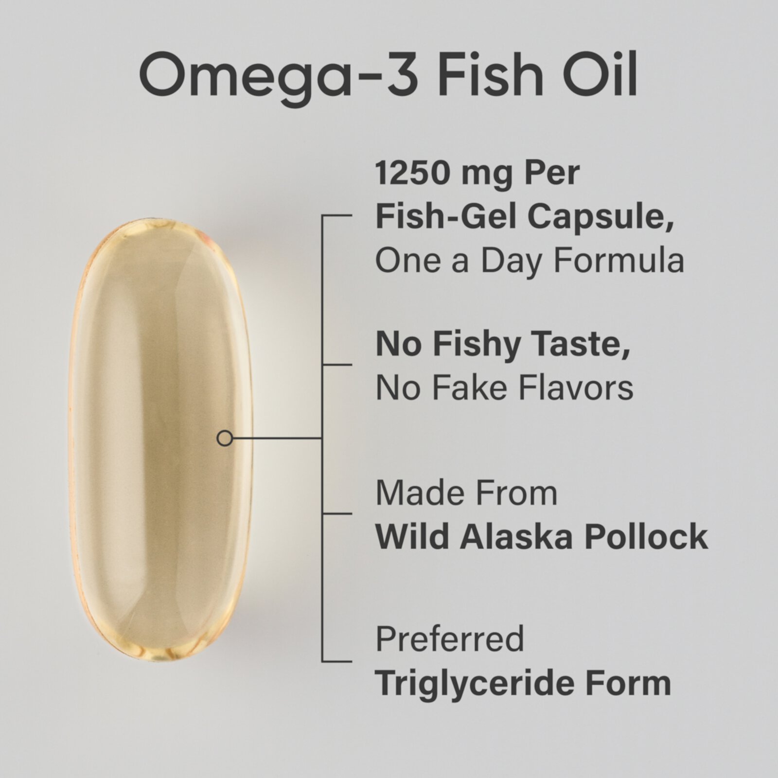 Omega-3 Рыбий жир, Утроенная сила - 90 капсул - Sports Research Sports Research