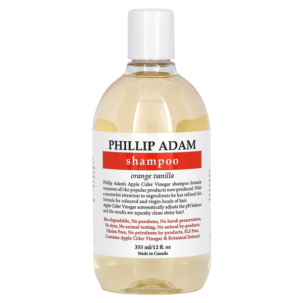 Шампунь, Апельсиновая ваниль, 12 жидких унций (355 мл) Phillip Adam